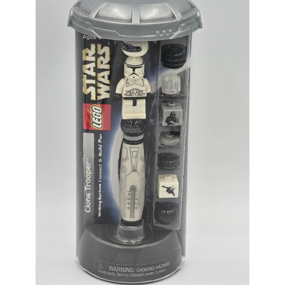 LEGO Star Wars Clone Trooper Connect & Build Pen Writing System Vintage 2002 NEW